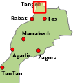 Marokko Wohnmobiltour Landkarte