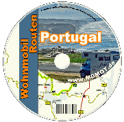 CD mit GPS Daten Portugal inkl. Stellplätze und Campingplätze